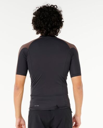 RIP Curl Men's Search UPF 50 Performance Short Sleeve Rashguard in Saudi Arabia