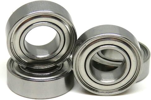 8x16x5mm S688RS S688ZZ Stainless Steel S688 ZZ 2RS Deep Groove Ball Bearing 10Pcs(Black Rubber Seals) in Saudi Arabia