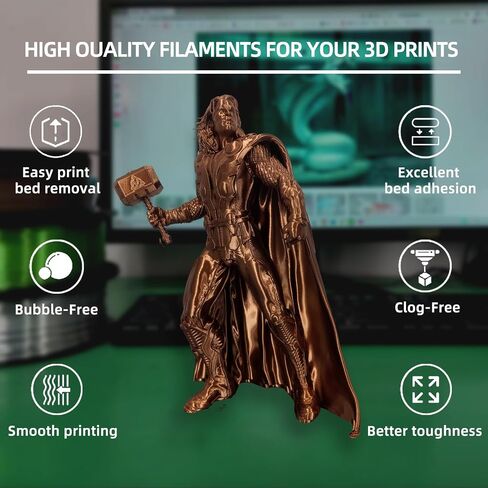 HP3DF يتوهج في الظلام PLA Filament 1.75 مم، خيوط طابعة ثلاثية الأبعاد، Starry Night Light Pla Plus، 100% Pure pla، خيوط أقلام ثلاثية الأبعاد مجانية، تناسب معظم طابعات FDM، دقة الأبعاد +/- 0.02 مم 1 كجم/2.2 رطل بكرة in Saudi Arabia