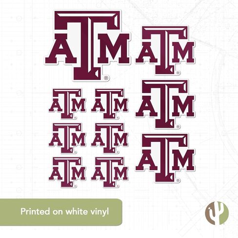 Desert Cactus Texas A&M University Sticker Aggies Tamu Vinyl Scal in Saudi Arabia