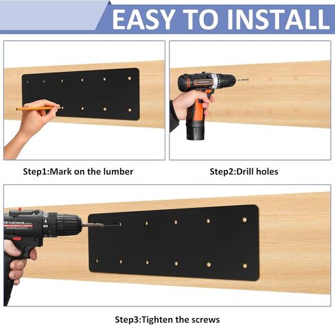 4 حزمة 15.7 "× 5" صفيحة فولاذية مستقيمة ، لوحة إصلاح شديدة التحمل ، post to beam connectors قوس الإصلاح ، حزام الشكل ، أقواس العريشة للخشب 6x6 6x8 الخشب in Kuwait