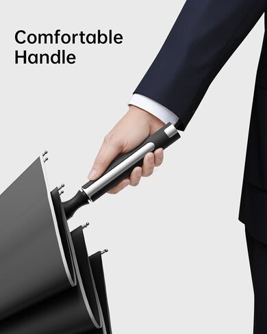 HOUSTIN Extra Large Windproof Golf Umbrella - Automatic Open, Waterproof Travel Umbrella for Adults - Durable & Stylish Design for Superior Rain Protection in Saudi Arabia
