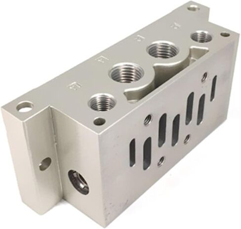 Solenoid Valve Manifold ESV Series Base ESV200 ESV300 ESV400 ESV600 1M 2M 3M 4M Plate(ESV403M) in Saudi Arabia