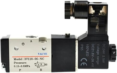 Solenoid Valve 3V100 Series 3V110 3V120 220V 110V 24V 12V 3 PORT 2 TINGINAL TYPENINAL SENED/DOUBLE in Saudi Arabia