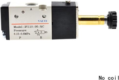 Solenoid Valve 3V100 Series 3V110 3V120 220V 110V 24V 12V 3 PORT 2 TINGINAL TYPENINAL SENED/DOUBLE in Saudi Arabia