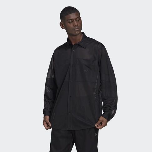 adidas Originals Arkive Blue نسخة طويلة الأكمام ، قميص رجالي لأسفل in Kuwait