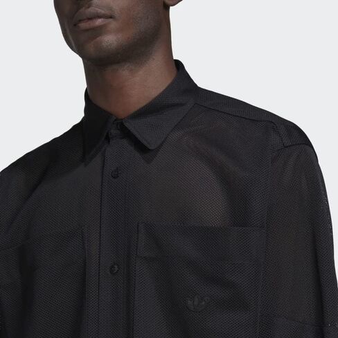 adidas Originals Arkive Blue نسخة طويلة الأكمام ، قميص رجالي لأسفل in Kuwait
