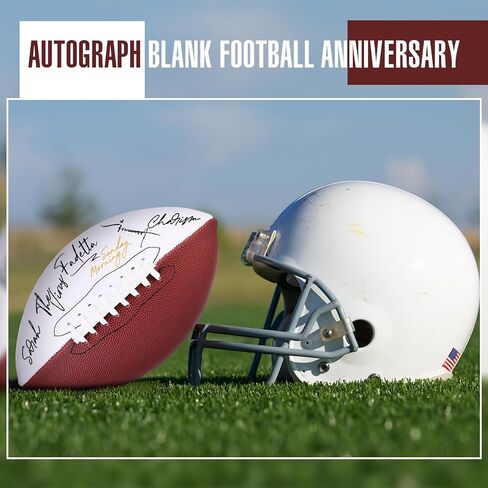 Syhood Pcs Autograph Blank Footballs 12 Inches Sports Outdoor Signing Foot Ball American Footballs for Kids Adults Foot Ball Anniversary Birthday in Saudi Arabia