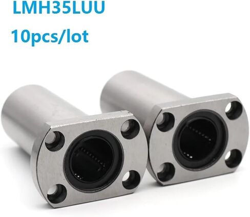 10pcs/lot LMH35LUU Long Type Oval Flange Linear Motion Ball Bearing Bushing in Saudi Arabia