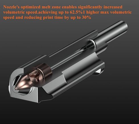 تم ترقيته H2D High Flow Hotend 0.4 مم مع غطاء فوهة الصلب الصلبة المتوافقة مع Bambu Lab H2D و H2D Laser 3D End End Assories (التدفق العالي) in Kuwait