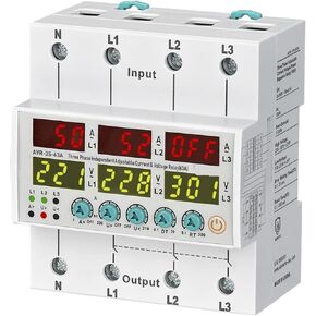 AVR-3S-100/80/63A 3x380V+NUETRAL تيار قابل للتعديل والجهد الترحيل غير المزامنة 1PCS (80A) in Kuwait