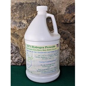 12% Hydrogen Peroxide Food Grade, We only use Two Ingredients, H2O2 and Water. USA Made. in Saudi Arabia