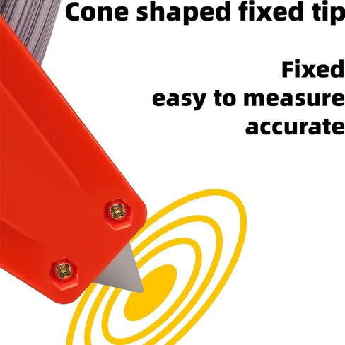 شريط قياس 1/2 "× 50 '/165 قدم ، ومفتوح شريط الألياف الزجاجية ذات الوجهين ، مناسبة للمهندسين والحدائق والفيل in Kuwait