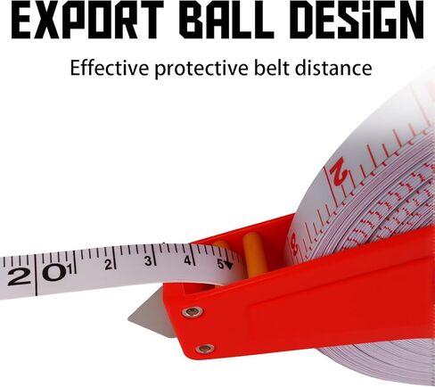 شريط قياس 1/2 "× 50 '/165 قدم ، ومفتوح شريط الألياف الزجاجية ذات الوجهين ، مناسبة للمهندسين والحدائق والفيل in Kuwait