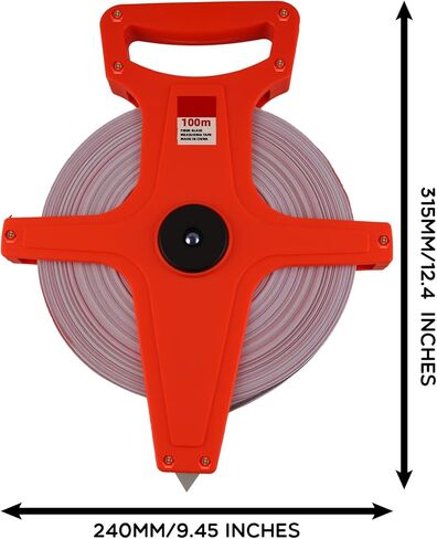 شريط قياس 1/2 "× 50 '/165 قدم ، ومفتوح شريط الألياف الزجاجية ذات الوجهين ، مناسبة للمهندسين والحدائق والفيل in Kuwait