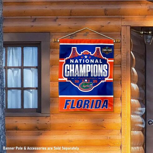 Florida Gators 2025 College Basketball National Champions House Banner Flag in Saudi Arabia