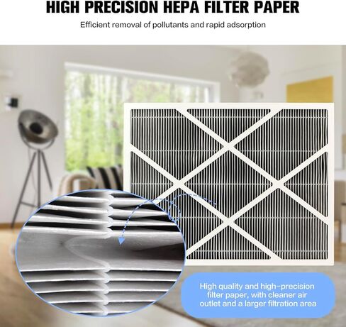6675 20x25x5 Merv16 Carbon Air Filter Compatible with LENNOX6675 and Lennox HCC20-28 Furnace HVAC System(Actual Size: 19.53 * 24.61 * 4.33 In), Part Number HCF20-16（1Pack) in Saudi Arabia
