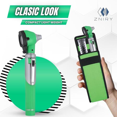 Otoscope (Pack of 6) with Light - Ideal for Medical, Nursing, Veterinary Students, EMT & Personal Use - Includes Assorted Colors, Ear Infection Checker, Digital Otoscope, Ear Wax Removal in Saudi Arabia