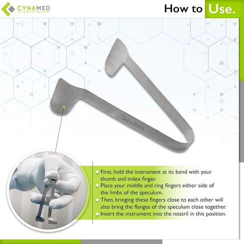 Cynamed Thudichum Nasal Speculum ENT Instruments, Premium Quality Stainless in Saudi Arabia