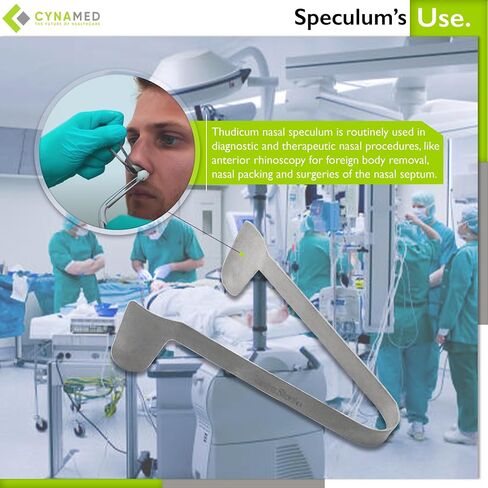 Cynamed Thudichum Nasal Speculum ENT Instruments, Premium Quality Stainless in Saudi Arabia