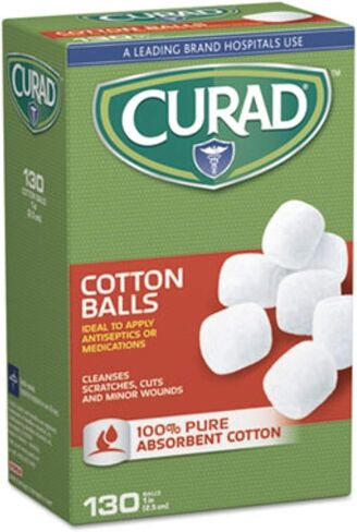 CURAD(R) Sterile Cotton Balls, 1in, Box Of 130 in Saudi Arabia