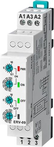 ERV-09 Double Adjustable and Multifunctional Flasher Relay 1Pcs(220VAC 24VAC-DC) in Saudi Arabia