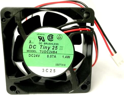 TUDC24B4 DC24V 0.07A 1.4W 60x60x25mm 2-ware fan in Kuwait