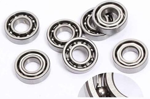 Open Bearing R188 SR188K R188/13.8 SIZE 6.35 * 12.7 * 13.8 * 3.175MM 2PCS (SR188ZZ 12.7 10PCS) in Saudi Arabia