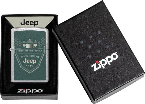 ولاعة جيب للجيب من الكروم للخريطة الطبوغرافية للشارع من Zippo Jeep in Kuwait