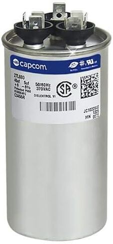 GE/Genteq 97F9895 Z97F995 97F9895BZ3 27L880 45 + 5 uf MFD 370 Volt VAC CAPCOM Replacement Round Dual Run Capacitor in Saudi Arabia