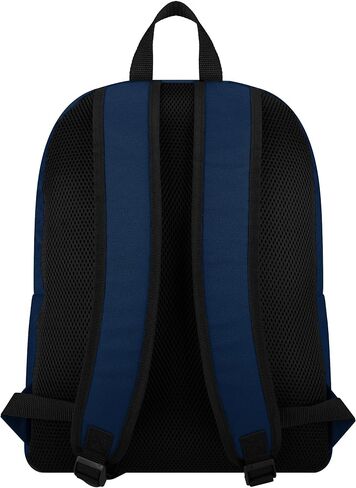 FOCO MLB Officially Licensed Team Color Primary Logo Solid Stripe Baseball School Bag Travel Backpack - New York Yankees - Navy in Saudi Arabia