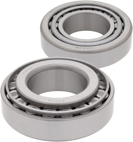 [2-Sets] Cone & Race: 32208 Tapered Roller Bearing 1.5748 in x 3.1496 in x 0.9744 in (ID x OD x W) |40 mm x 80 mm x 24.75 mm (ID x OD x W) Premium Wheel, Axle, Transfer Case Output Shaft Bearings in Saudi Arabia