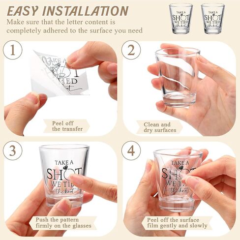 Marspark 200 PCS خذ ملصقات زفاف لقطة UV DTF Transfers ملصقات صافية علامات زجاجة فينيل مقاومة للماء لـ 1.5oz 2oz من الأظافر الزفاف لصالح حفلات الزفاف لحفلات العازبة in Saudi Arabia
