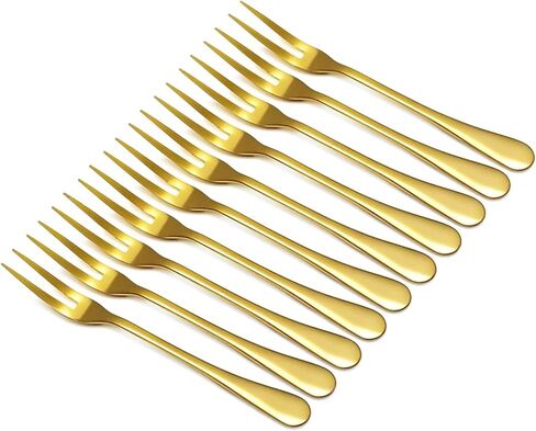شوكات السلطعون الفولاذ المقاوم للصدأ ، شوكة escargot fork 2 prong appetizer forks cocktail salad salad fruks for party travel ، مجموعة من 10 و 5 بوصات (10 أجهزة كمبيوتر) in Saudi Arabia