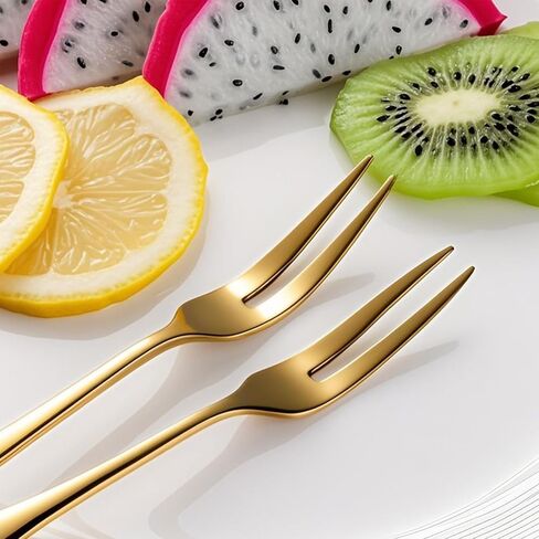 شوكات السلطعون الفولاذ المقاوم للصدأ ، شوكة escargot fork 2 prong appetizer forks cocktail salad salad fruks for party travel ، مجموعة من 10 و 5 بوصات (10 أجهزة كمبيوتر) in Saudi Arabia