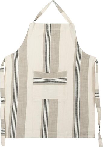 Creative Co-Op Tan & Grey Striped Cotton Tea Towels (Set of 3 Pieces) in Saudi Arabia