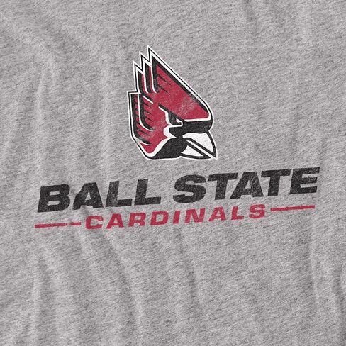 Ball State University Official Distressed Primary Unisex Adult T Shirt in Saudi Arabia