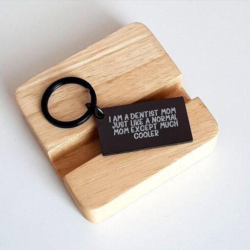 Funny Dentist Mom Keychain Gifts from Women to Dentist Friends for Christmas in Saudi Arabia