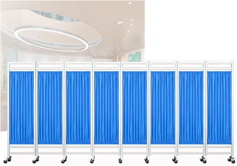Professional Hospital Privacy Screen,6FT Better Privacy ProtectionTemporary Partition,for Clinics Wards(3Panel) in Saudi Arabia