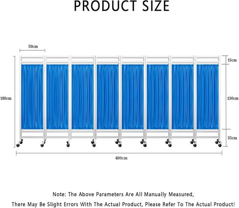 Professional Hospital Privacy Screen,6FT Better Privacy ProtectionTemporary Partition,for Clinics Wards(3Panel) in Saudi Arabia