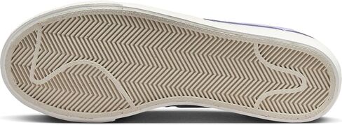 Nike Blazer Low Platform DJ0292-100 Womens Casual Shoes (White/White-Black) in Kuwait