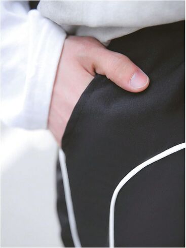 GORGLITTER Boy's Baggy Sweatpants Y2K Side Striped Wide Leg Track Pants with Pockets in Saudi Arabia