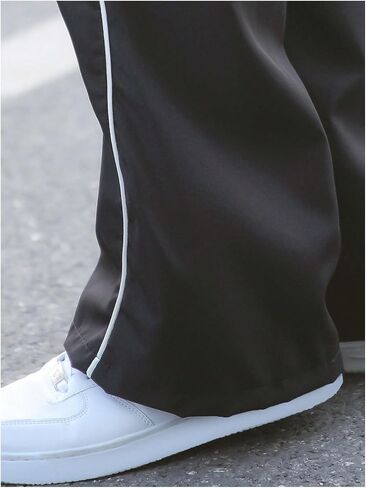 GORGLITTER Boy's Baggy Sweatpants Y2K Side Striped Wide Leg Track Pants with Pockets in Saudi Arabia