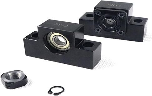 EKEF10/EKEF12/EKEF15/EK20EF20 Screw Support Bracket Fixed Bracket Linear Bearing EKEF for Ball Screw SFU(EK20) in Saudi Arabia