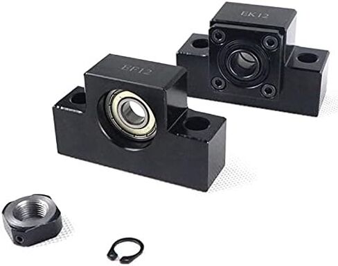 EKEF10/EKEF12/EKEF15/EK20EF20 Screw Support Bracket Fixed Bracket Linear Bearing EKEF for Ball Screw SFU(EK20) in Saudi Arabia