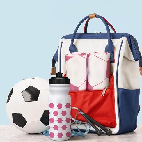 24 Pack Pink Soccer Party Favors for Women Girl 12 Pcs 20 oz Plastic Sport Water Bottles Bulk 12 Pcs 40"x12" Cooling Towels Breathable Chilly Towel for Soccer Party Supplies Team Gift in Saudi Arabia
