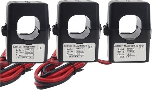 محول الضغط 3PCS تقسيم CORE CURRENT CROPT CLAMP CT SENSOR KCT-24 Current Sensor 100A 200A 300A 400A CT (3PCS 300) in Kuwait