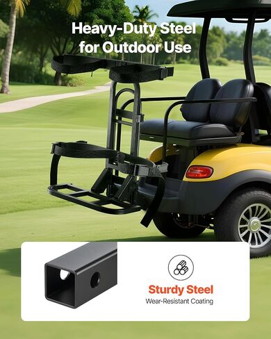 حامل حقيبة Cart Golf Vevor ، 30.9 × 27.8 × 16.1 بوصة ، متوافق مع Yamaha و Ezgo و Club Car Bar Bar الخلفي ، حامل حقائب الصلب الكربوني الموفرة للمساحة ، وتركيب بدون حفر ، أسود ، أسود in Saudi Arabia