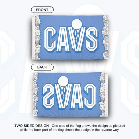 Desert Cactus Cleveland Cavaliers Flag NBA 100% Polyester Indoor Outdoor 3x5 feet National Basketball Association Team Flags (Flag City Edition 24-25 B) in Kuwait