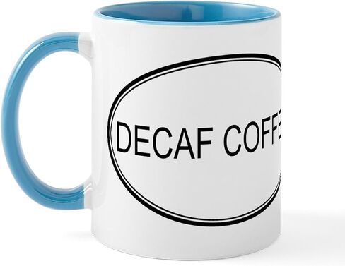 CafePress I LOVE DECAF Mug 11 oz (325 ml) Ceramic Coffee Mug in Saudi Arabia